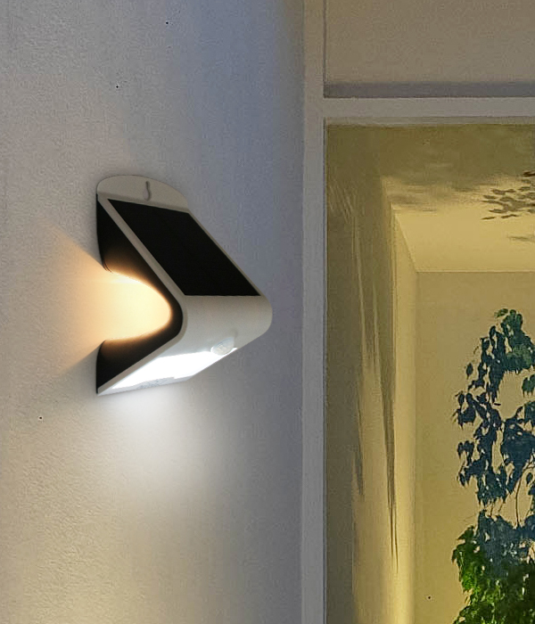 보노 센서 외부벽등 태양광 충전식 (LED2W)